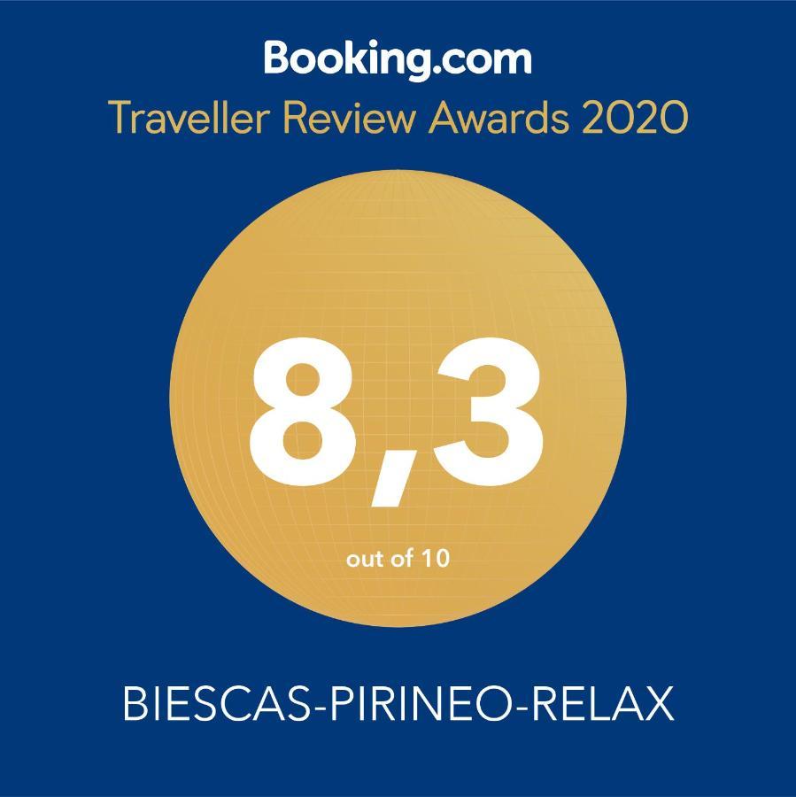 Biescas-Pirineo-Relax Apartment Bagian luar foto